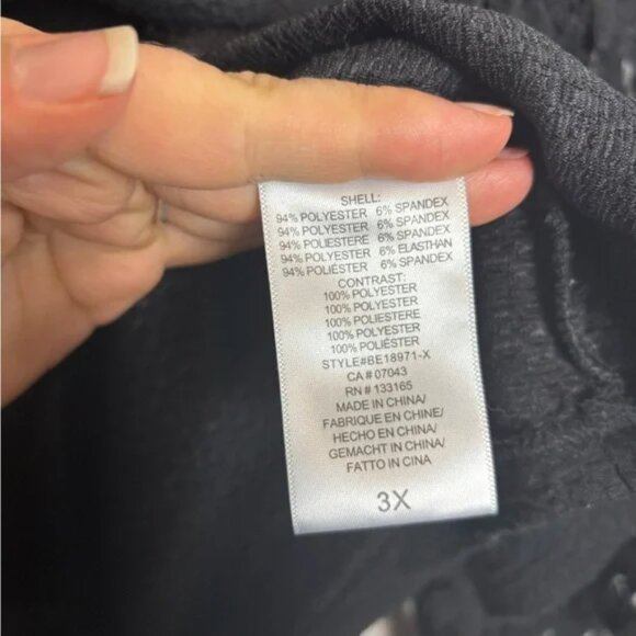 Eri + Ali for Anthropologie Delilah Black Long Sleeve Lace Top - Picture 6 of 7